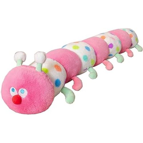 Hofun4U Caterpillar Stuffed Long Plush Pillow - Home Decoration Christmas Birthday for Kids Adults (Pink,35 inch)