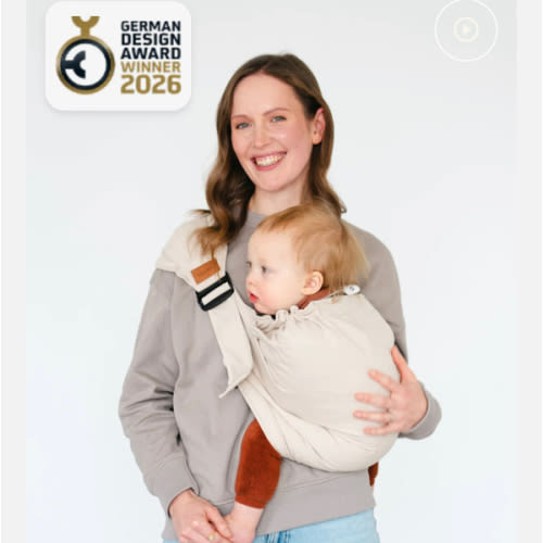 Qookie Go - Hip Carrier - Cream