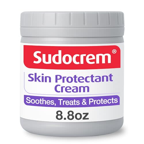 Sudocrem Diaper Rash Cream for Babies, Triple Action Zinc Oxide Baby Rash Cream, Soothing Skin Protectant for Diaper Care & Baby Skin, 8.8oz (250g)