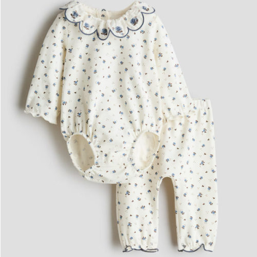 Cotton Floral Set