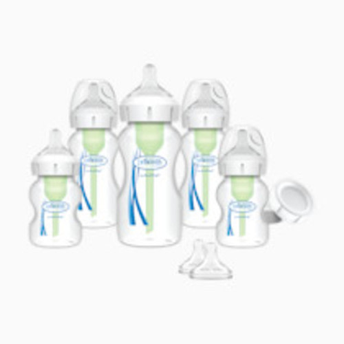 Dr. Brown's Anti-colic Options+ Wide-Neck Baby Bottle Newborn Feeding Gift Set