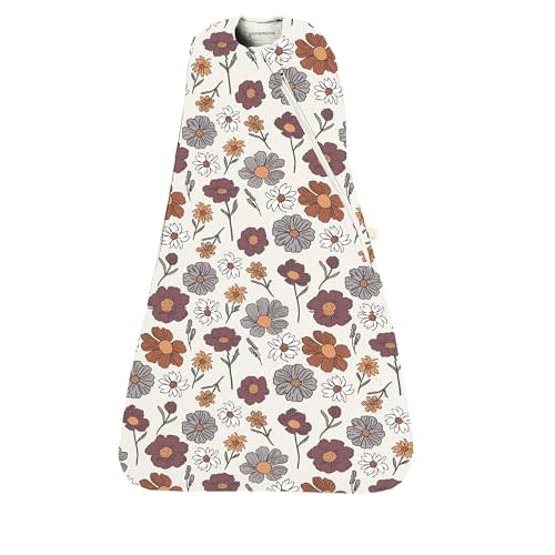 GUNAMUNA Swaddle Wrap for Newborns – Arms In or Out, Easy Diaper Changes with WONDERZiP, Soft Sleep Sack, 2.5 TOG