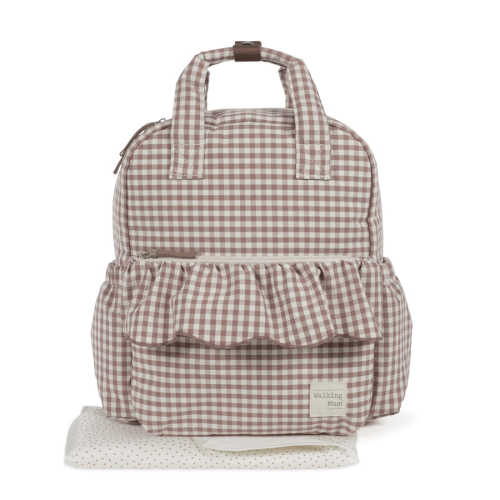 Walking Mum – Changing Rucksack – Praliné Vichy Moka