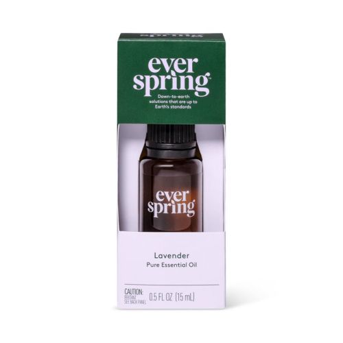Lavender Pure Essential Oil - 0.5 Floz - Everspring™