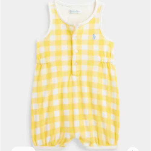 Gingham Terry Shortall