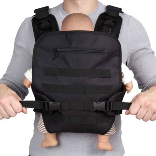 Tactical Baby Carrier for Men – Military-Inspired Baby Vest for Dads - Adjustable Fit, MOLLE Compatible