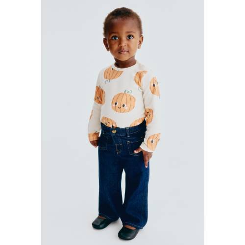 PRINTED COTTON BODYSUIT