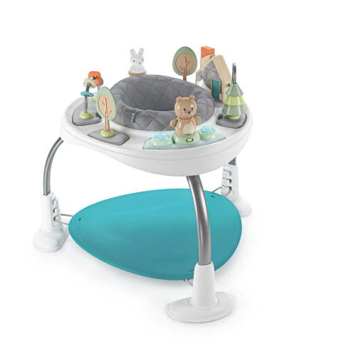 Ingenuity Spring & Sprout 2-in-1 Activity Jumper & Table - First Forest - Walmart.ca