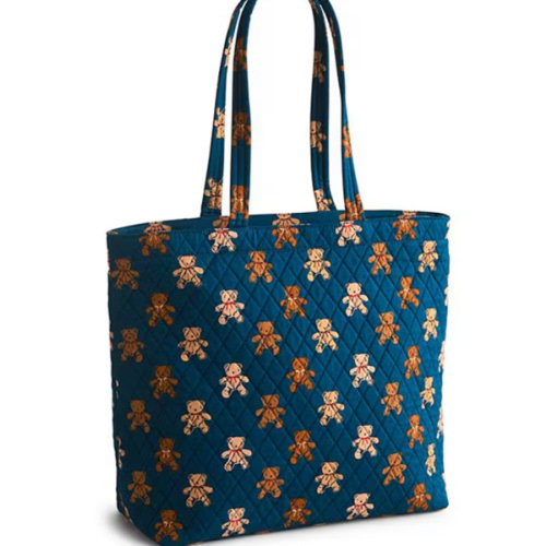 Vera Bradley Original Premium Cotton Bunch of Bears Zip Tote Bag | Dillard's