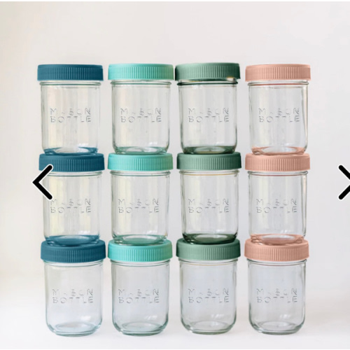 Breastmilk Storage Jar Set – Mason Bottle