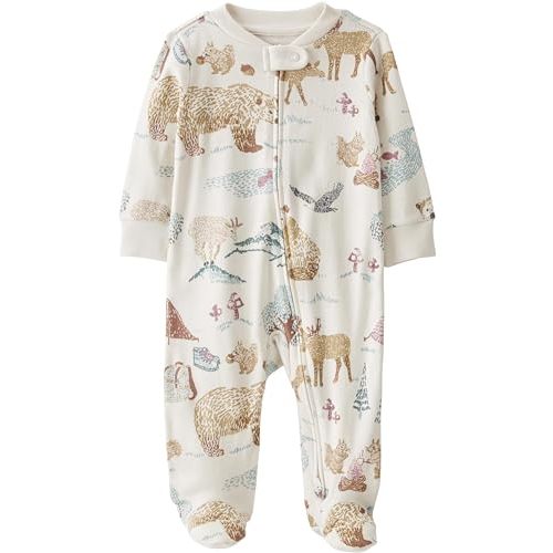 little planet by carter's unisex-baby Sleep and Play made with Organic Cotton, Outdoors, 6M