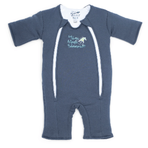 Small | Navy Blue Baby Merlin’s Magic Sleepsuit