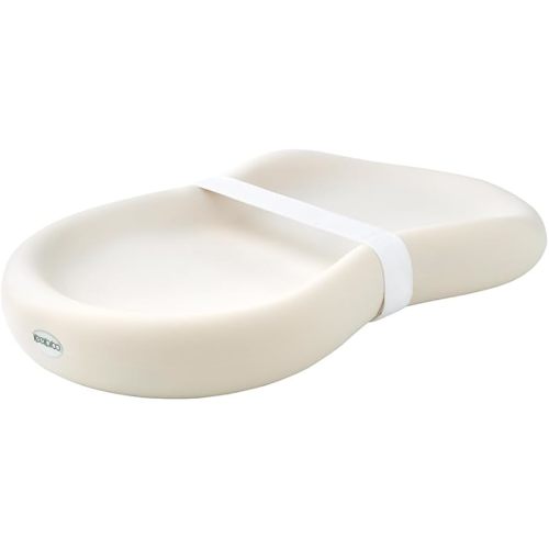 Keekaroo Peanut Changer Vanilla – The Original Made in USA easy-to-clean changing pad and The only shell over foam, fully impermeable to fluid