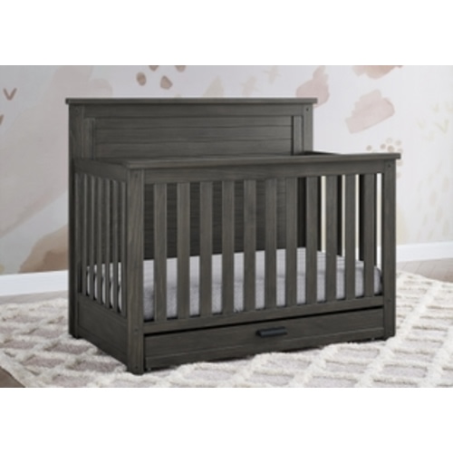 Simmons Kids Caden 6-in-1 Convertible Crib with Trundle Drawer