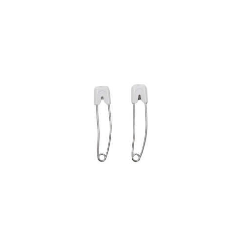 GMD Slide-Lock Diaper Pins - White