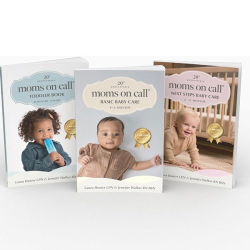 Moms on Call Complete 3-Book Set (0 Months-4 Years) - Newborn Care, Baby Sleep Schedules & Toddler Parenting Books - Baby Shower Gift for New Moms - 20th Anniversary