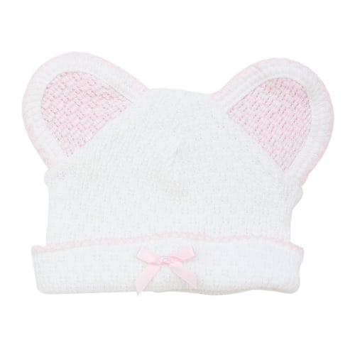 Paty Knit Bear Beanie