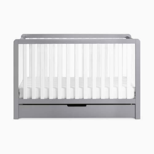 Carter's by daVinci Colby 4-in-1 Convertible Crib with Trundle Drawer - Grey / White