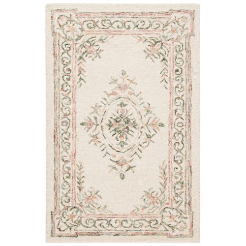 SAFAVIEH Handmade Micro-Loop Shyamala Wool Rug 5x8