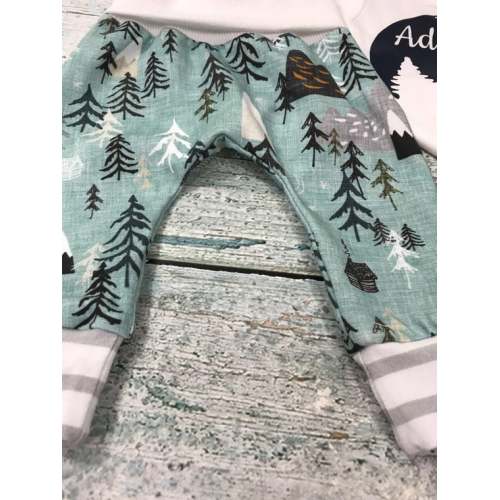 baby boy adventure begins outfit/ organic cotton coming home set/baby boy/going home set