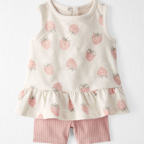 Baby Girl 2-Piece Set Made with Organic Cotton in Berry Patch | Carter’s Oshkosh Canada