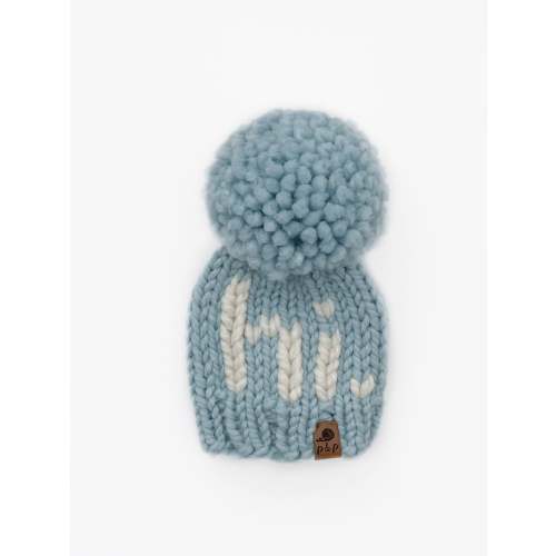 Hand Knit Beanie – "Hi" Hats| Pine & Poppy