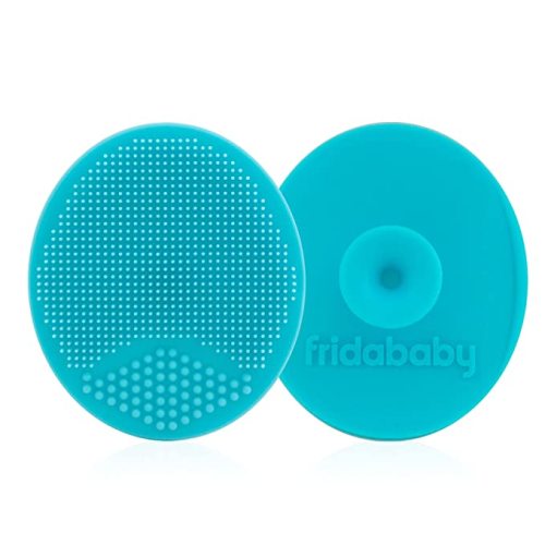 DermaFrida The SkinSoother Baby Bath Silicone Brush by Fridababy | Baby Essential for Dry Skin, Cradle Cap and Eczema (2 Pack)