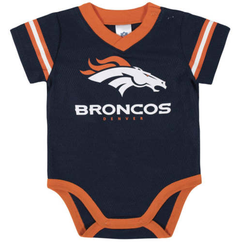 Baby Boys Denver Broncos Short Sleeve Jersey Bodysuit
