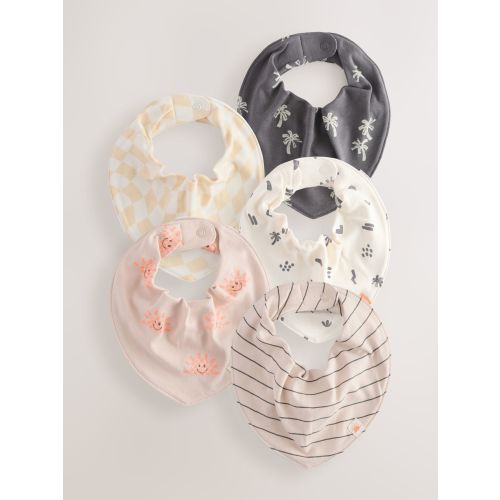 Black/White Bibs 5 Pack