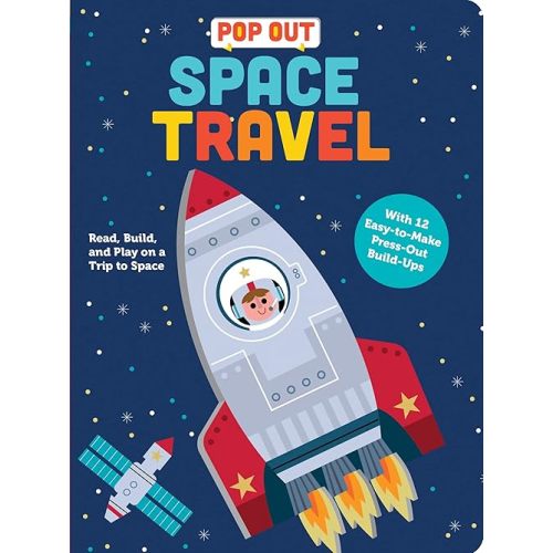 Pop Out Space Travel: Read, Build, and Play on a Trip to Space. An Interactive Board Book About Outer Space (Pop Out Books) Board book – September 20, 2022