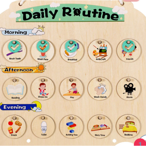 Kids' Daily Visual Schedule for Autism and ADHD