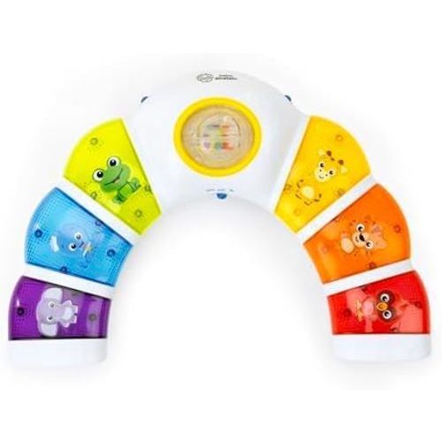Baby Einstein Glow & Discover Light Bar Musical Toy, Activity Station, Sitting Up and Tummy Time Toy, Color and Animal Learning Toy, Infant Ages 3 Months+