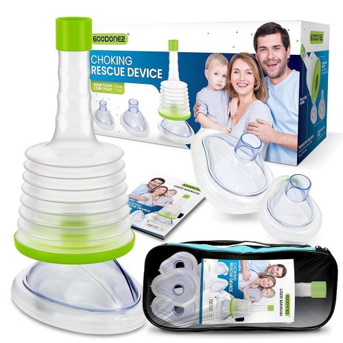 Anti Choking Device, Portable Airway Suction Device for Kids and Adults, Choking Rescue Device, Choking First Aid Device for Home & Travel Blue