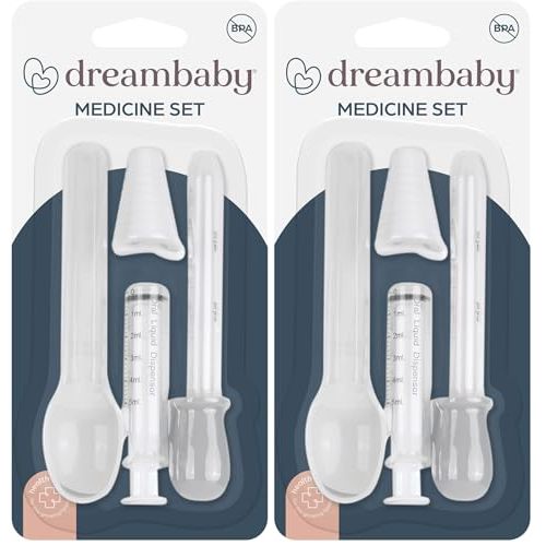 Dreambaby Medicine Set, Blue/Clear (Pack of 2)