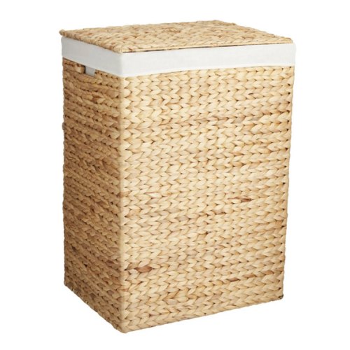 Natural Water Hyacinth Laundry Hamper Medium | At Home