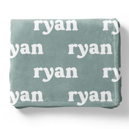 Candy Apple Personalized Color Blanket