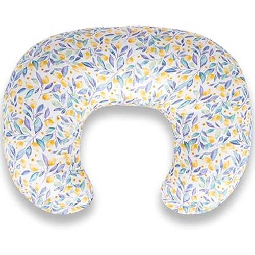 Nursing Pillow, Ergonomic Breastfeeding Pillow for Breastfeeding & Bottle Feeding, Standard Size Breathable with Washable Cover, Hypoallergenic, Tummy Time & Sitting Support (0-12Months)