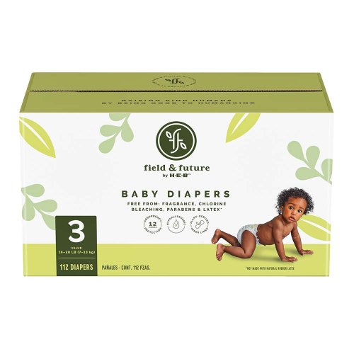 Field & Future by H-E-B Value Pack Baby Diapers - Size 3