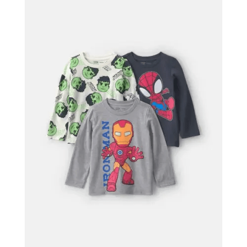 Toddler Boy 3-Pack ©Marvel Long-Sleeve Multipack Tops | Carter's