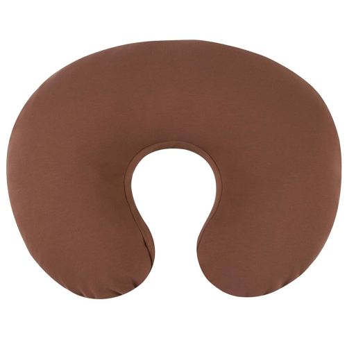 Onacosht 100% Organic Cotton Nursing Pillow Cover Soft Breathable Jersey Feeding Pillow Slipcover Fits Standard Infant Nursing Pillow or Positioner for Baby Boy and Girl, Brown