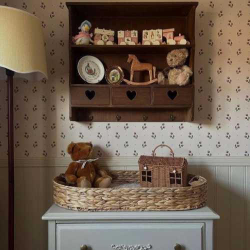 Vintage Nursery Bundle | Baby Shower Gift, Heirloom Baby Decor, Retro Toys & Linens, Cottagecore Nursery Styling, Gender Neutral Baby Gift