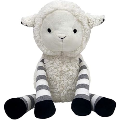 Lambs & Ivy Little Sheep White/Gray Plush Lamb Stuffed Animal Toy - Ivy