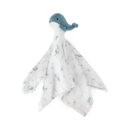 Little Bamboo Lovie Comforter Wally The Whale | Baby Bunting AU