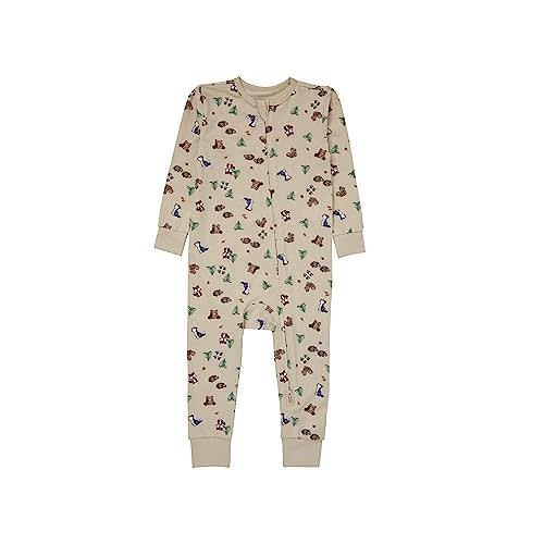 Hanes Baby Pure Comfort Organic Long Sleeve Footless Sleep N' Play, Infant Playsuit, Boys & Girls