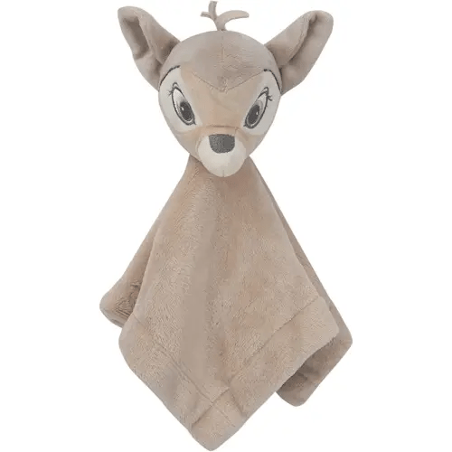 Lambs & Ivy Disney Baby Bambi Deer/Fawn Security Blanket/Lovey - Taupe
