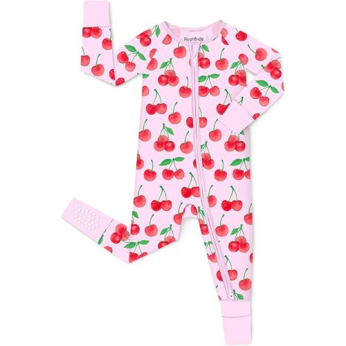 babee Reshinee Bamboo Viscose Baby Footie Pajama, Zipper Pajamas for Baby Boys & Baby Girls 0-24M