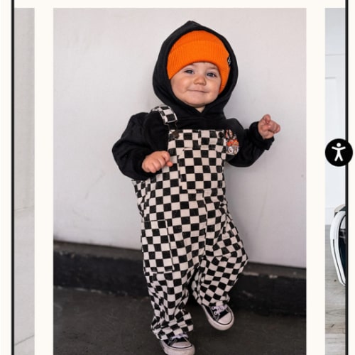 Little Trouble Checkered Overalls | Little Trouble