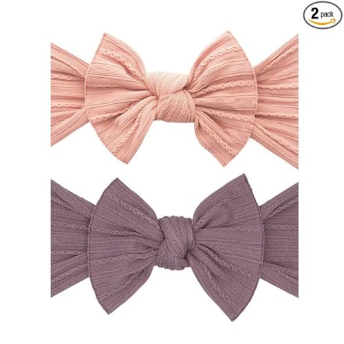 Baby Bling Bows 2pk (Rose Gold & Lilac)