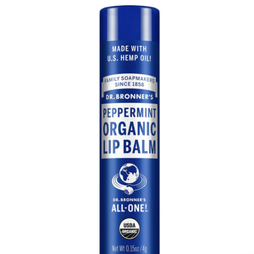 Lip Balms Made w/Organic Beeswax and Oils | Peppermint | Dr. Bronner's