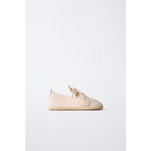 BOW ESPADRILLES - Off White | ZARA United States